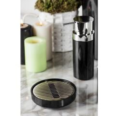 LENOX SİYAH KATI SABUNLUK