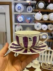 MARLOWE MOR TEK KİŞİLİK ÇAY FİNCANI