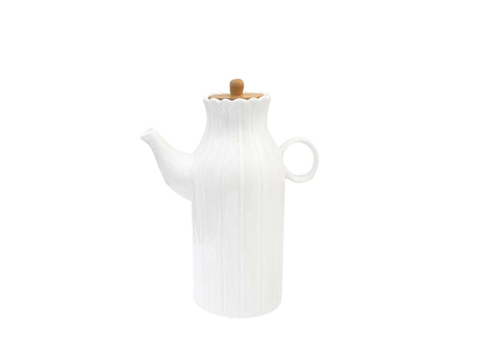 BAMBU KAPAKLI PORSELEN YAĞLIK 900ML