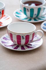 MARLOWE RENKLİ 6 KİŞİLİK ÇAY FİNCANI