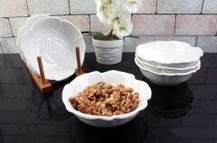 GÜL KABARTMALI ÇORBA KASESİ 16CM