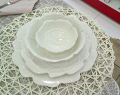 GÜL KABARTMALI ÇORBA KASESİ 16CM