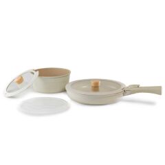 NEOFLAM MİDAS BEJ 6 PARÇA SMALL SET