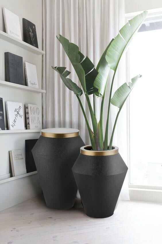SİYAH ALTIN SEHPA 60cm