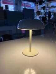 KREM ŞEMSİYE MODEL MASA LAMBASI 15X22CM