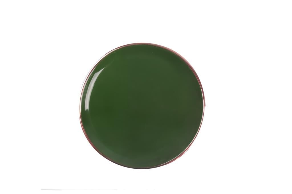 SOLID YEŞİL ROSEGOLD PASTA TABAK 20CM