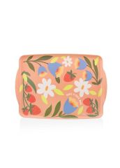 SPRİNG TURUNCU KAYDIRMAZ TEPSİ 37X25CM
