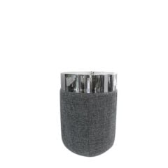 GÜMÜŞ KETEN DEKOR/SEHPA 54CM
