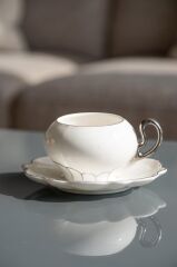 BAILEY GÜMÜŞ TEK KİŞİLİK TÜRK KAHVESİ FİNCANI
