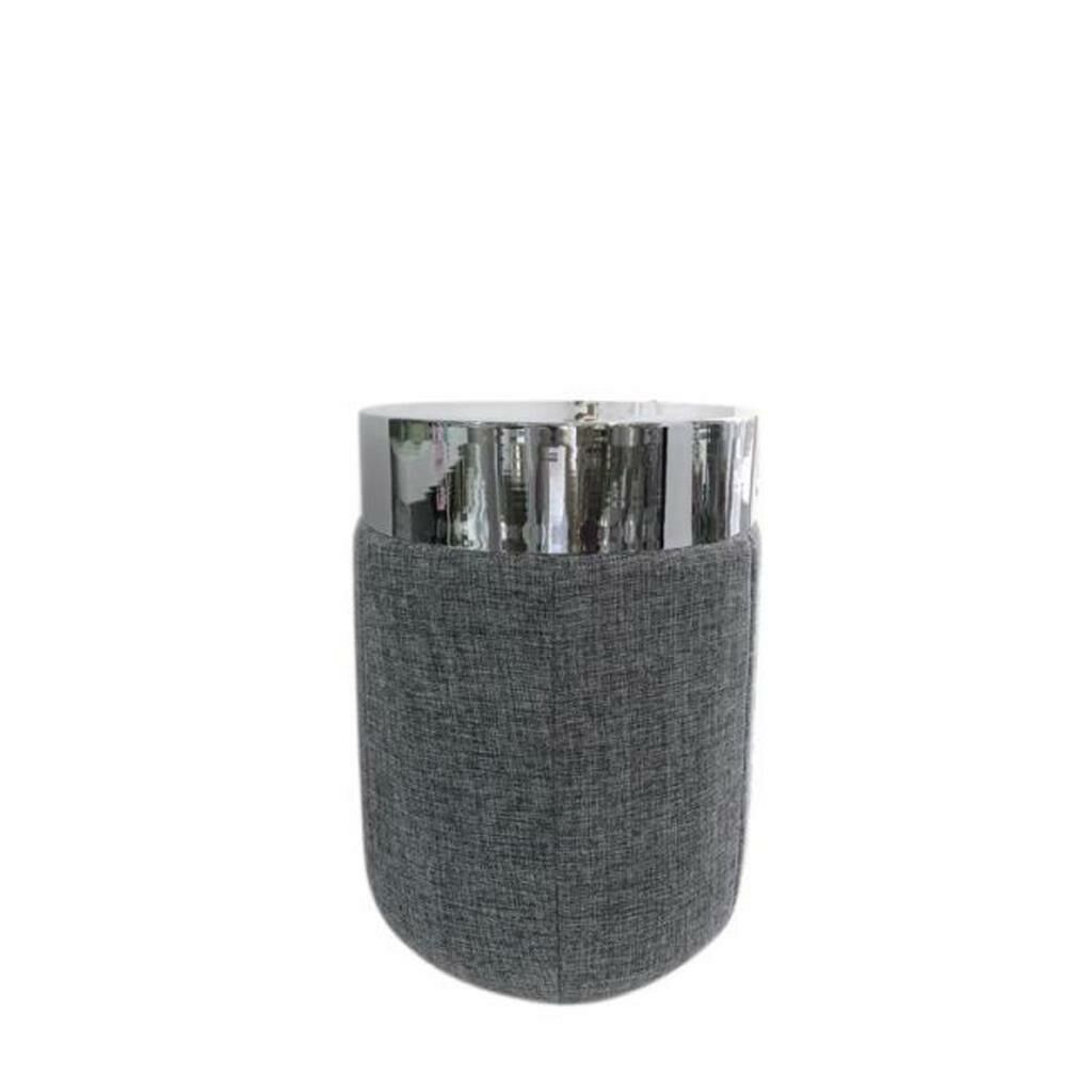 GÜMÜŞ KETEN DEKOR/SEHPA 65CM