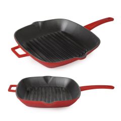LAVA ECO KIRMIZI GRILL TAVA 26X26CM