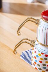 QUALITA CORA MİNİ EMAYE ÇAYDANLIK