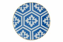 MOROCCO MAVİ DÜZ TABAK 17CM