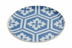 MOROCCO MAVİ DÜZ TABAK 17CM