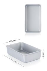 MATE ALÜMİNYUM BATON KEK KALIBI 24CM