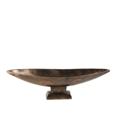 SAHRA BAKIR ESKİTME AYAKLI KASE 11X37X10CM