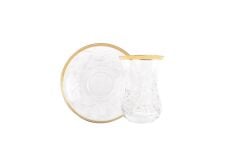 TIMELESS ALTIN YALDIZLI 6 KİŞİLİK ÇAY SETİ