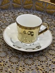 ALTIN ÇİZGİLİ 6 KİŞİLİK TÜRK KAHVESİ FİNCANI DESEN5