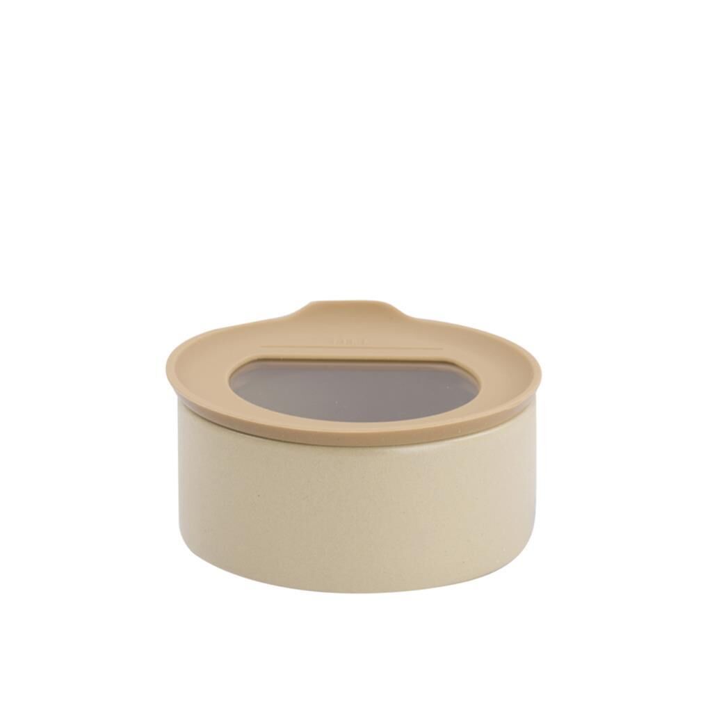 FIKA ONE SERAMİK SAKLAMA KABI BEJ 1000ML