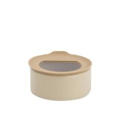 FIKA ONE SERAMİK SAKLAMA KABI BEJ 1000ML