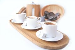 Latte Oval Tepsi Sunumluk