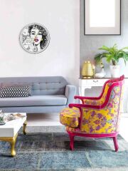 RETRO DESEN2 DUVAR SAATİ 35CM