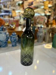 CAM YEŞİL KARAF/ŞİŞE 10X10X40CM