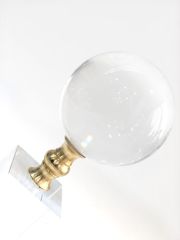 ŞEFFAF ALTIN 2'Lİ KRİSTAL KÜRE