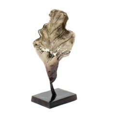 BRONZ KAHVE YAPRAK DEKOR 35CM