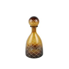 CAM AMBER KARAF/ŞİŞE 13X13X28CM