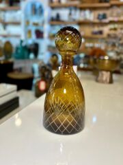 CAM AMBER KARAF/ŞİŞE 13X13X28CM