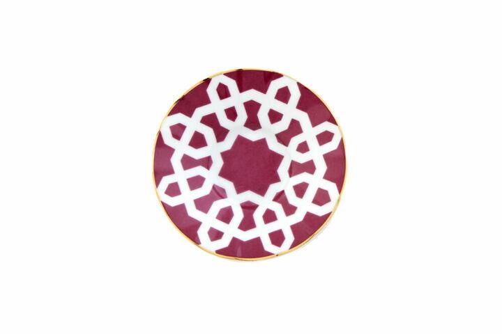 MOROCCO FUŞYA ERGONOMİK ÇAY TABAK