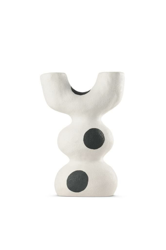 SİYAH BEYAZ SOYUT DESEN DEKOR 30CM